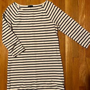 Gap long-sleeve striped t-shirt dress